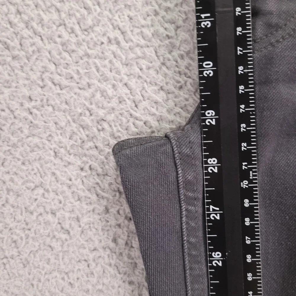 LEVIS 541 Jeans‎ Mens 33x29 (Tag 33x30) Athletic Taper Leg Gray Stretch Denim
